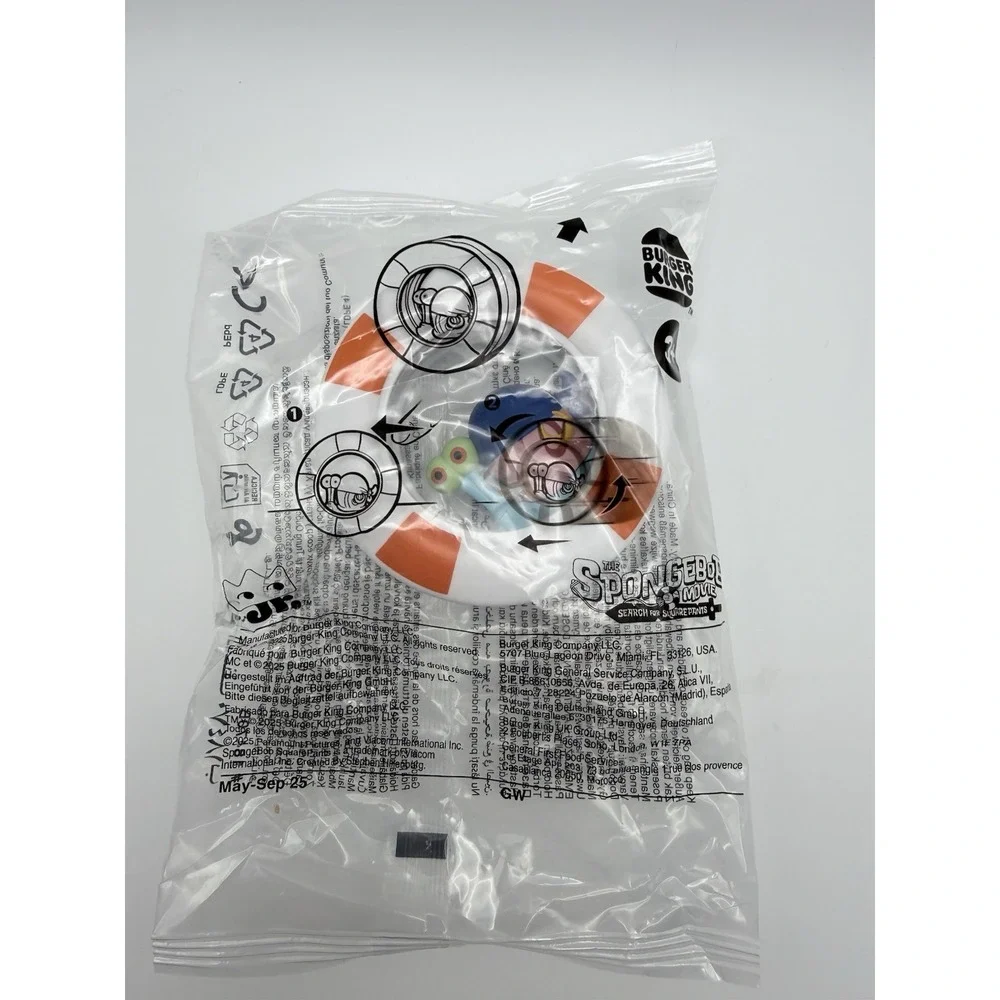 GARY Burger King Toy 2025 Spongebob Movie Squarepants New Sealed‎ GARY THE SNAIL